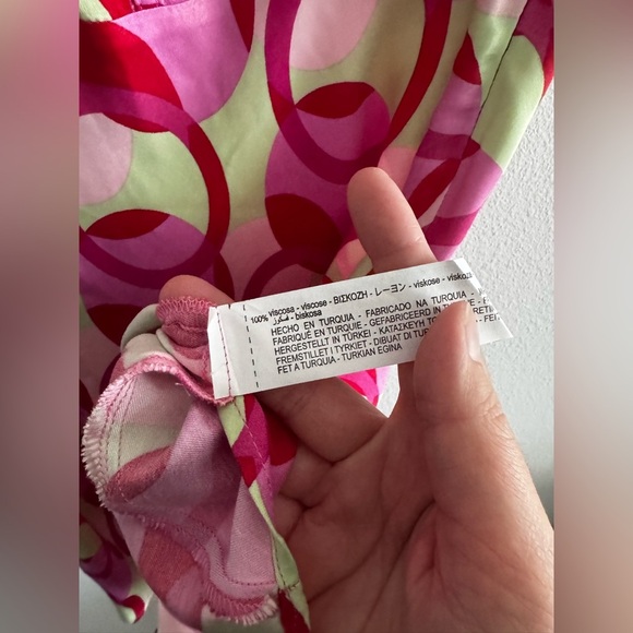 NWT Zara Pattern Mini Dress L - Picture 5 of 9